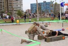 Exposición del Ejército como parte del programa conmemorativo de Septiembre