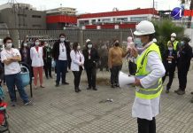 Masivo simulacro de evacuación