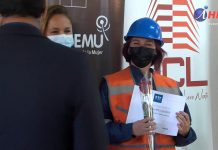 Mujeres se capacitan en oficios de construcción