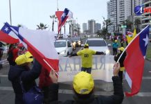 Adherentes del “Rechazo” realizaron banderazo en Playa Brava