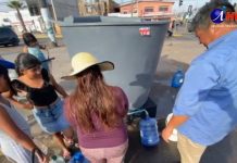 Supervisan funcionamiento de puntos de distribución de agua en Alto Hospicio