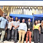 —Equipo del Instituto de Ciencias Exactas y Naturales UNAP en reciente inauguración de su edificio, con autoridades y subsecretaria de Ciencia, Carolina Gainza.