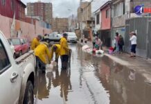 Agua caída: un 850% más que en un año normal