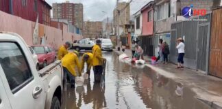 Agua caída: un 850% más que en un año normal