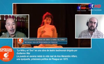 “La niña y el Toro”: Emotiva obra de teatro testimonial se presentará en Salón Tarapacá